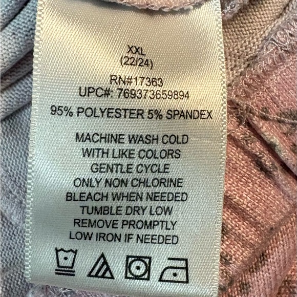 Cuddl Duds Pink and Gray Pajama Set - Picture 9 of 15